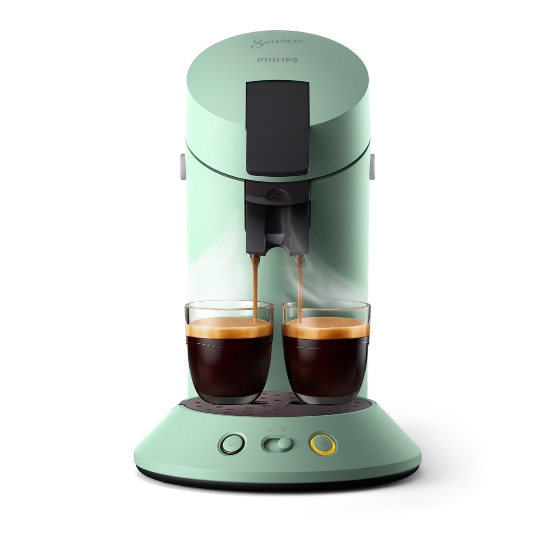 Kaffex Senseo Original Plus Machine à café à dosettes Vert Désert CSA210/80