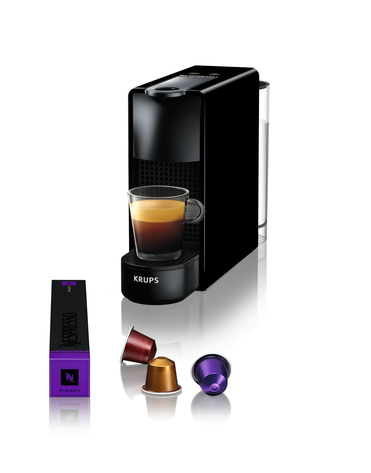 Kaffex Machine à Café Essenza Mini Noir Cafetière à Capsules
