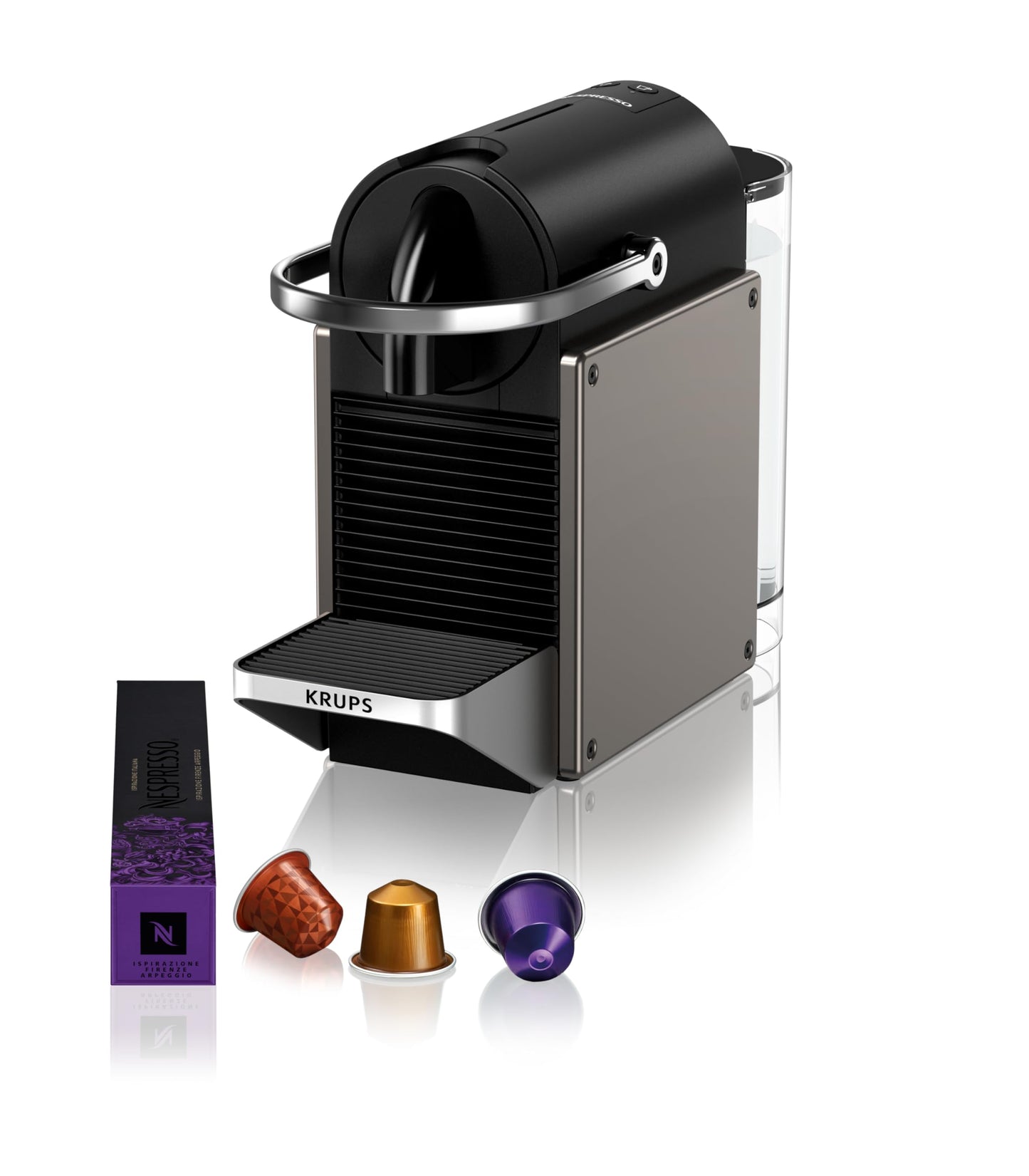 Kaffex Machine á café Pixie Titane