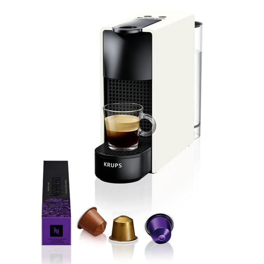 Kaffex Machine à Café Essenza Mini Blanche Cafetière Capsule de Café