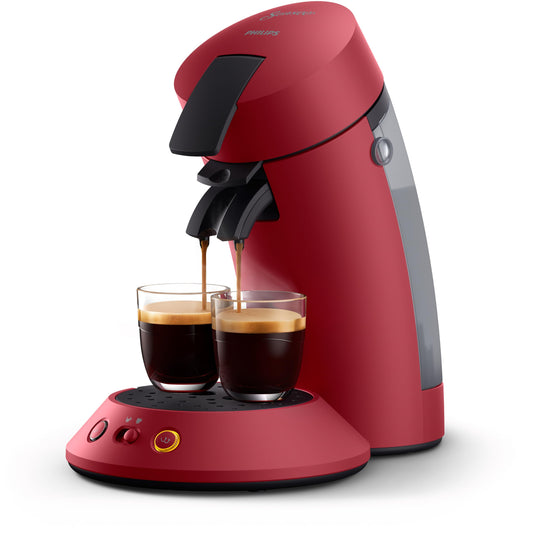 Kaffex SENSEO Original Plus Machine à Café à Dosettes, Rouge CSA210/91